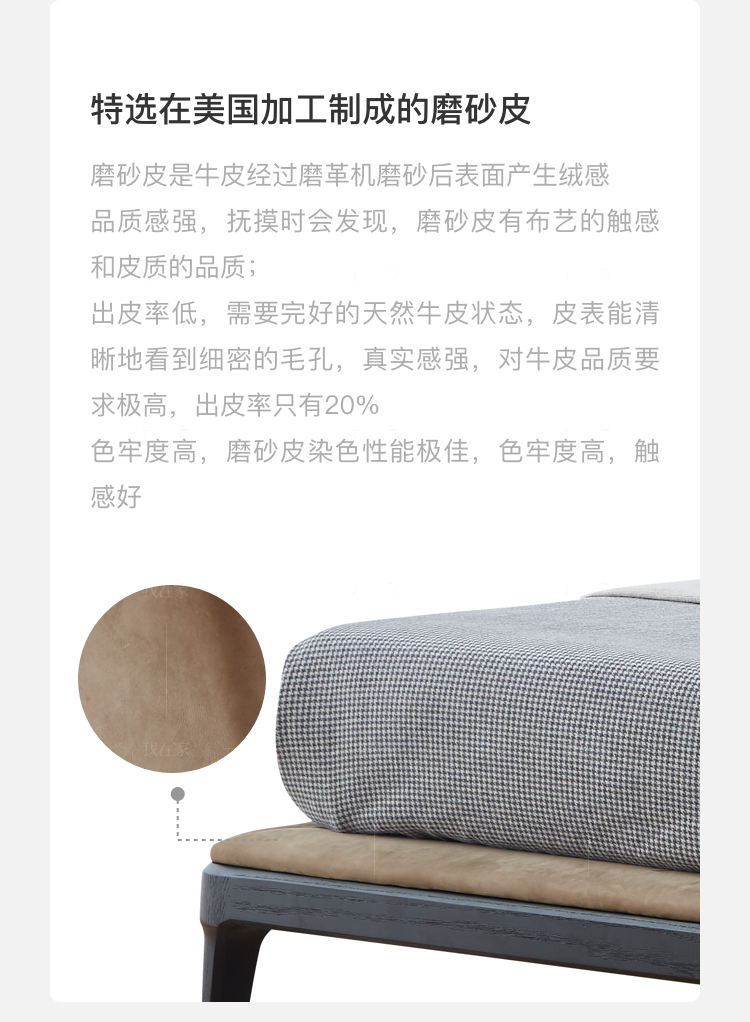 意式极简风格依图双人床（样品特惠）的家具详细介绍