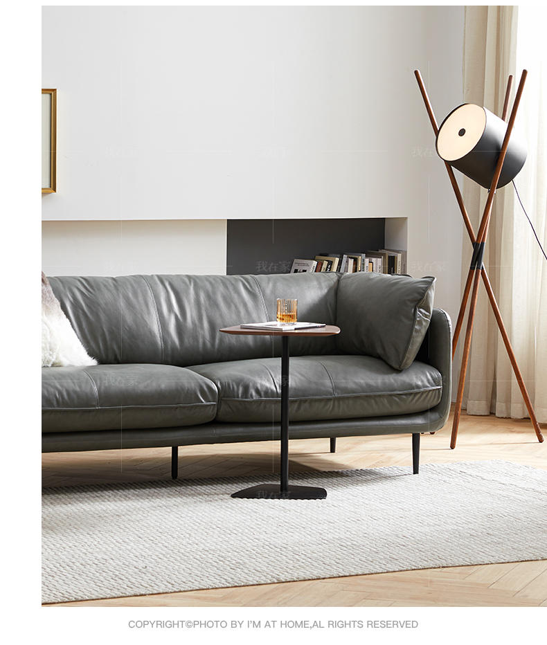中古风风格彼得曼真皮沙发的家具详细介绍