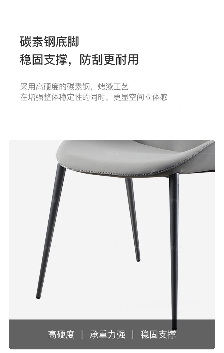 意式极简风格林音餐椅(2把）的家具详细介绍