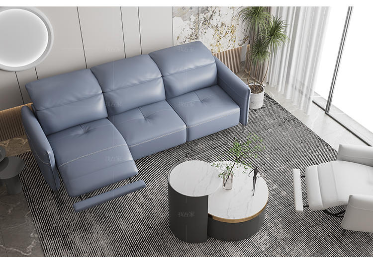 现代简约风格图尔库真皮功能沙发的家具详细介绍