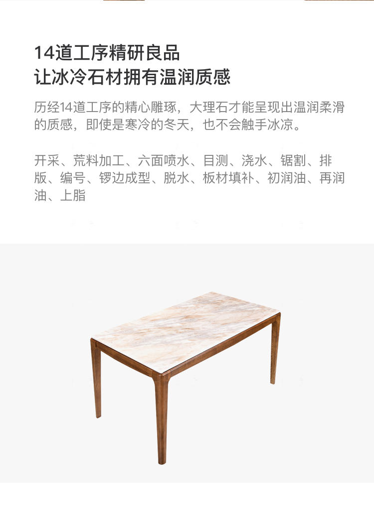 现代简约风格埃森餐桌的家具详细介绍