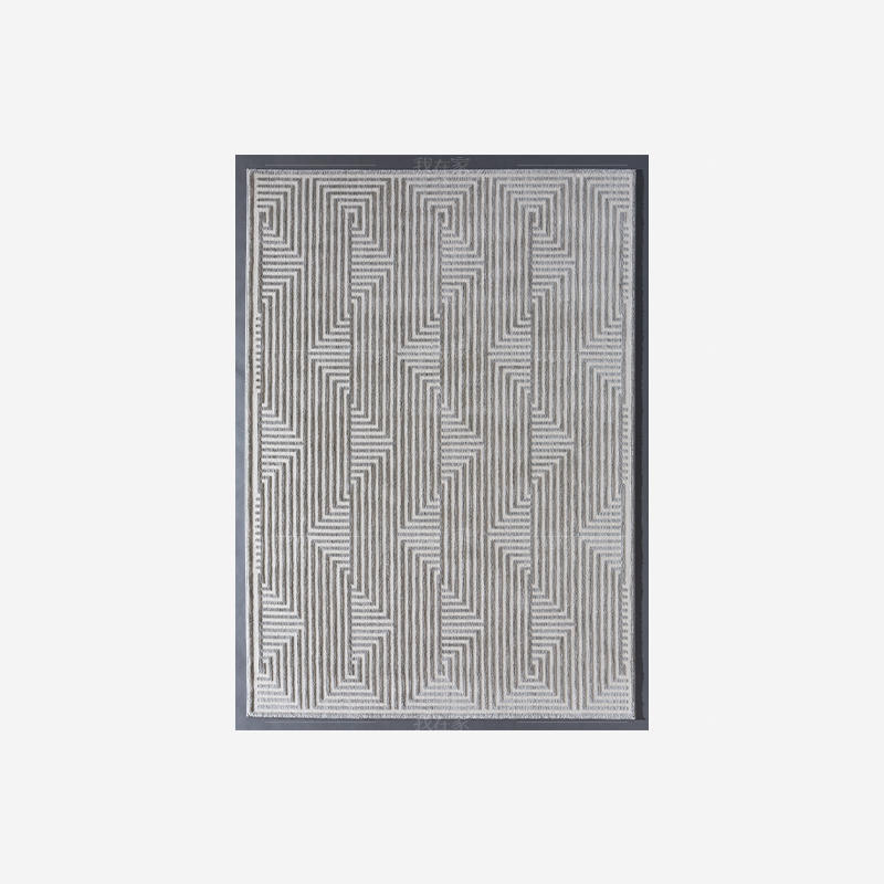 中式风格色界几何纹机织地毯的家具详细介绍