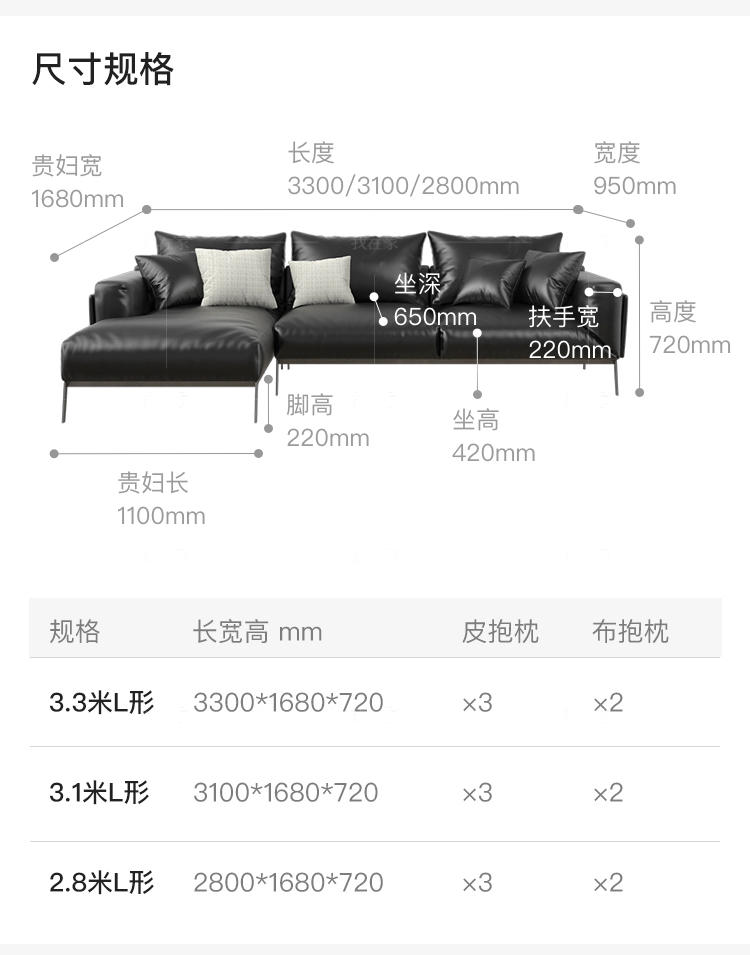 意式极简风格流苏沙发（样品特惠）的家具详细介绍