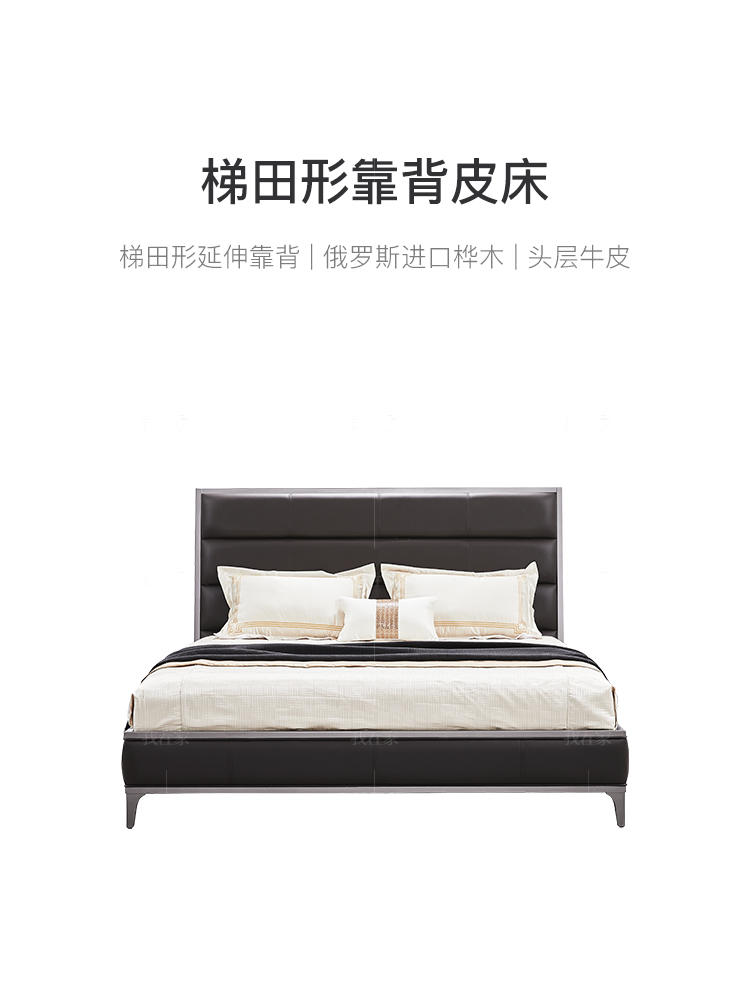轻奢美式风格卡尔森双人床的家具详细介绍