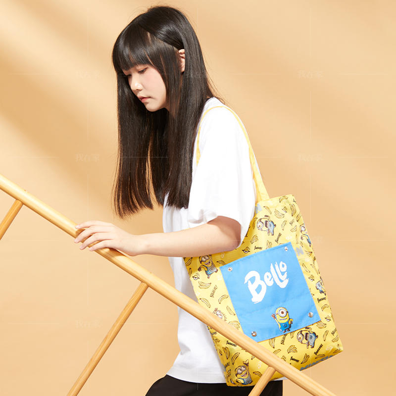 浅草物语系列小黄人折叠购物袋